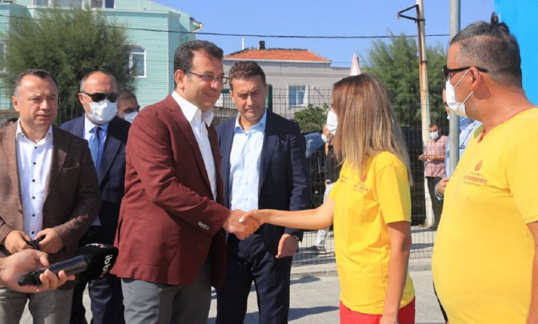 İmamoğlu’ndan kendi canını kurtaran cankurtarana destek