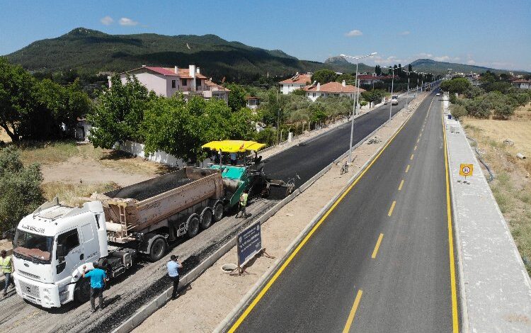 Muğla Büyükşehir’den yıl içerisinde 135 kilometre asfalt çalışması yaptı