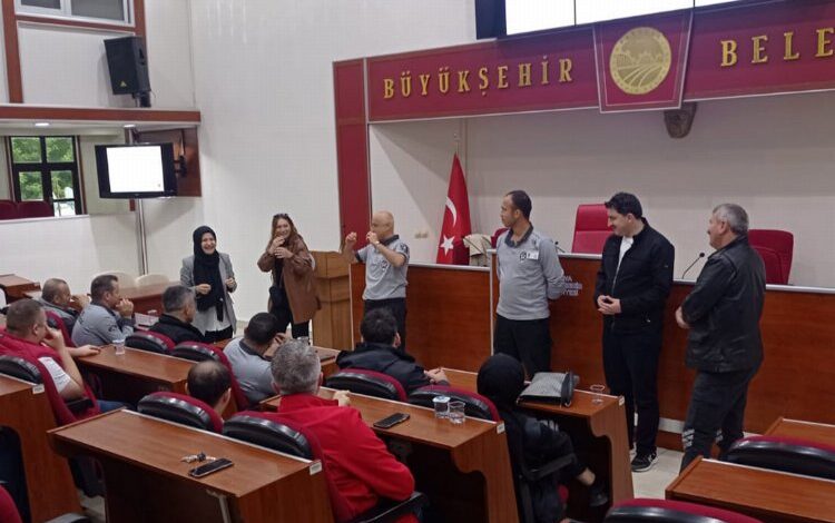 Sakarya’da kurum içi eğitimler devam ediyor