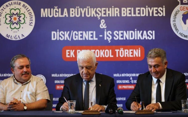 Muğla Büyükşehir’de 3 bin 58 personeli ilgilendiren ek protokol