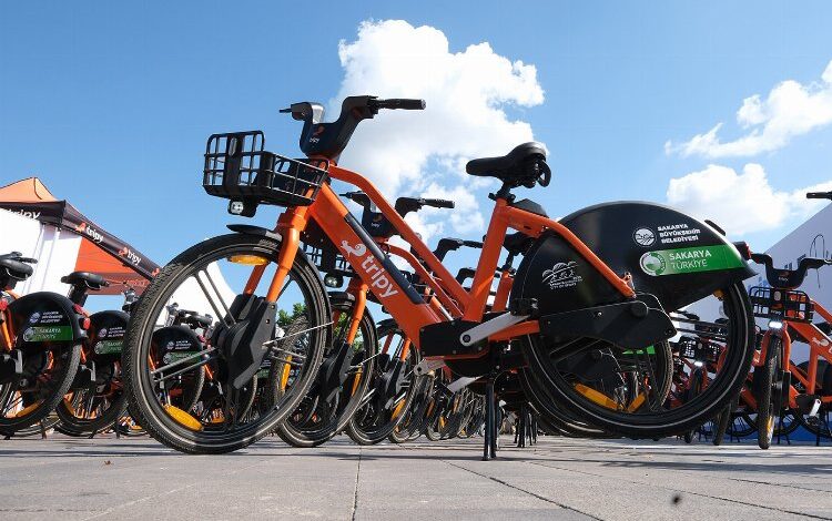 Sakarya’da yeni elektrikli bisikletler hizmette Sakarya’da yeni elektrikli bisikletler hizmette