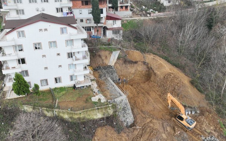 Toprak kayan alan güvenli hale getirildi