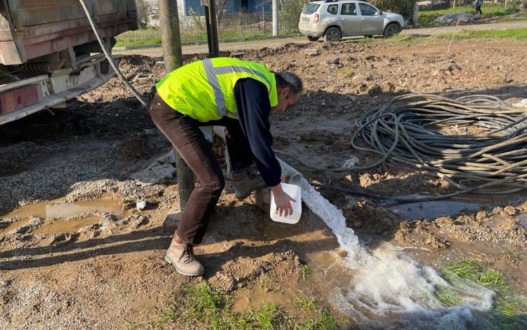 Manisa Ahmetli ilçesinde sondaj kuyusu açıldı Manisa Ahmetli ilçesinde sondaj kuyusu açıldı