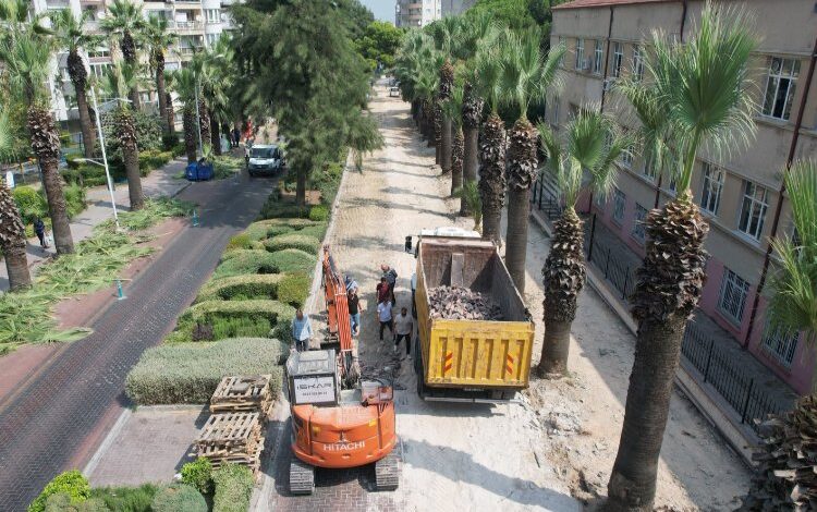 Manisa Şehzadeler’de Atatürk Bulvarı’nda değişim başladı Manisa Şehzadeler’de Atatürk Bulvarı’nda değişim başladı