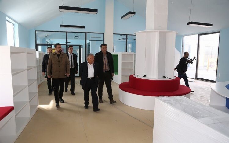 Kayseri’de Çocuk Kütüphanesi ve Müzik Okulu inşaatı tam gaz
