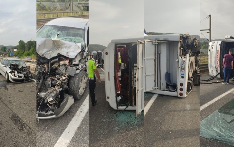 Bilecik’te trafik kazası! 11 yaralı Bilecik’te trafik kazası! 11 yaralı