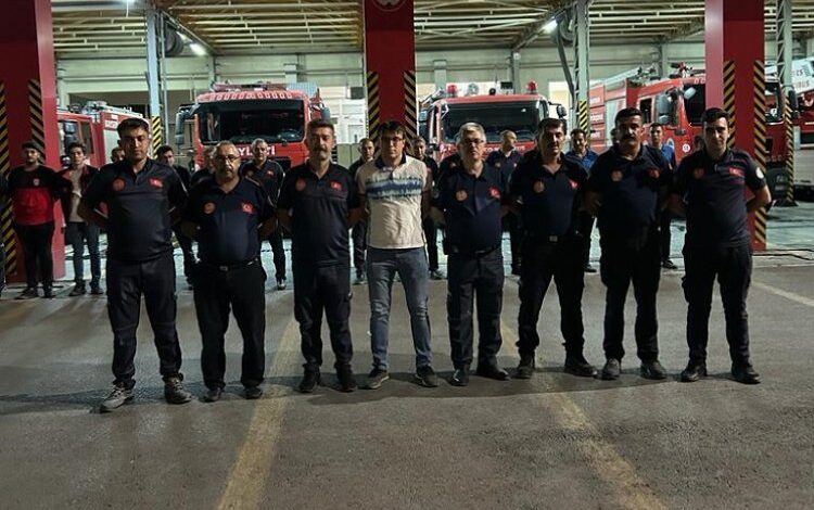 Kayseri itfaiyesinden Antalya yangınına destek