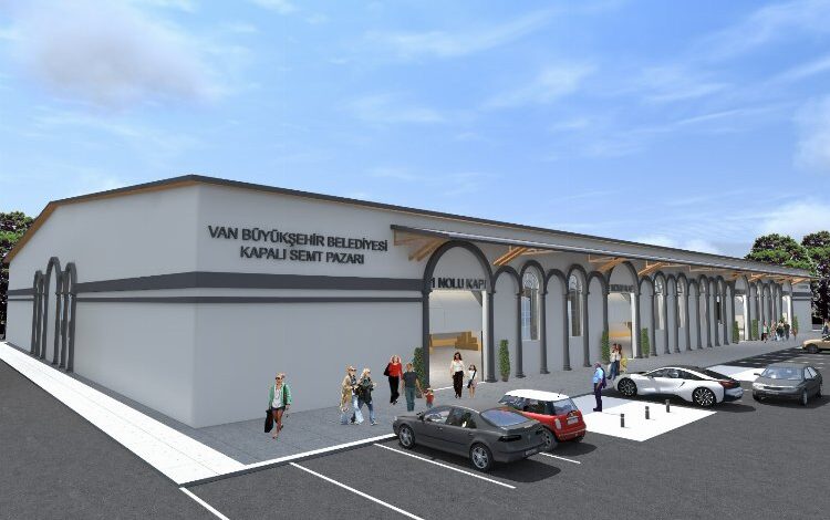 Van’ın ilk kapalı semt pazarları kuruluyor