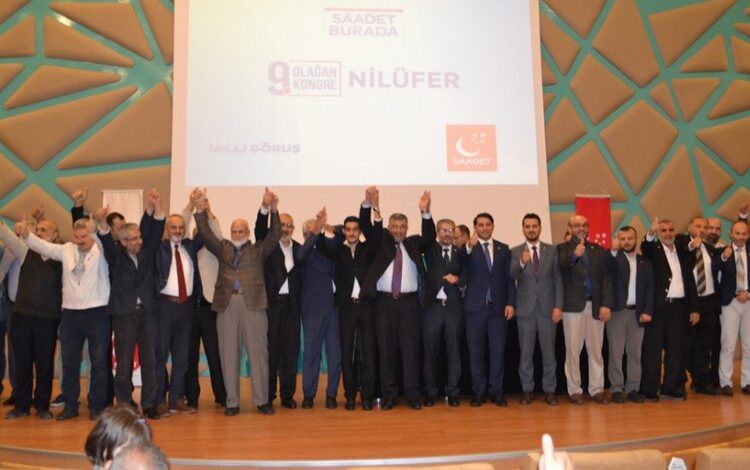Saadet’te Bursa Nilüfer’de bayrak değişimi