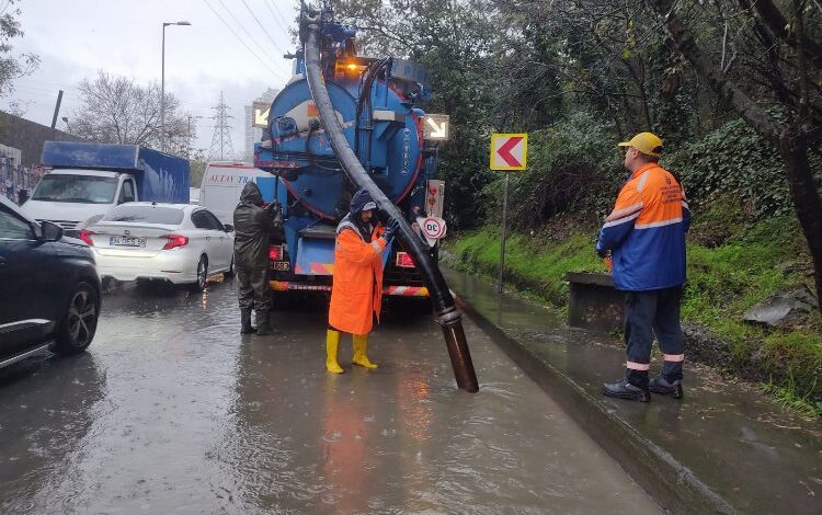 İBB ekipleri yağmura karşı alarm durumunda