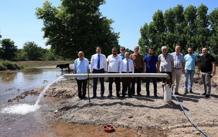 Hendekli muhtarlardan Sakarya’ya sondaj teşekkürü Hendekli muhtarlardan Sakarya’ya sondaj teşekkürü