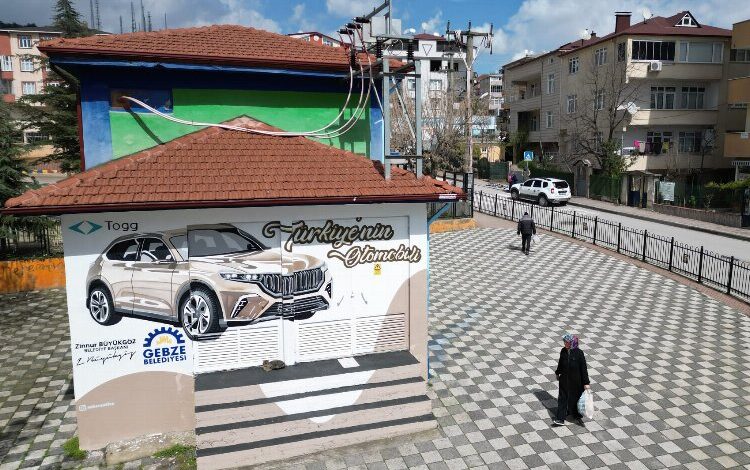 Gebze’de trafolara estetik dokunuş Gebze’de trafolara estetik dokunuş