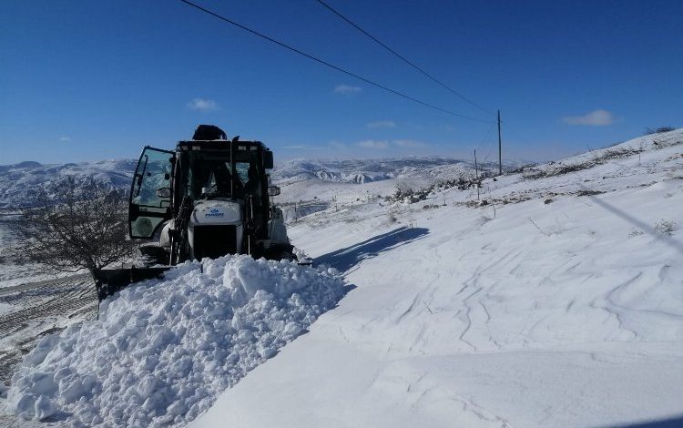Malatya’da karla mücadele çalışmalarına MASKİ ekipleri de destek veriyor