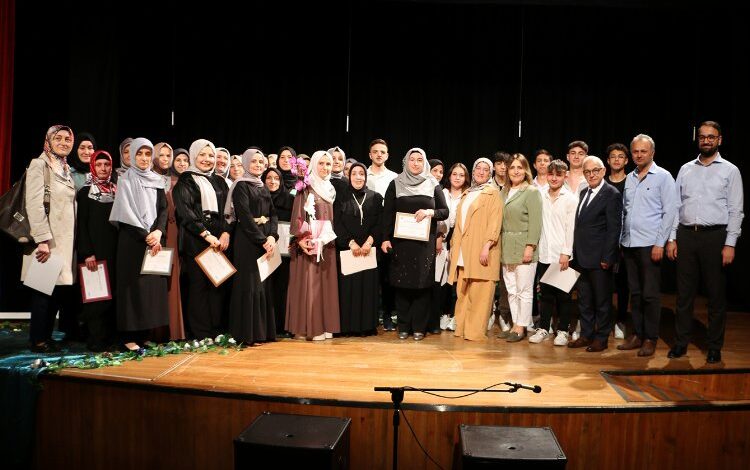 Sakarya SGM’de 4 farklı atölyede sertifika heyecanı