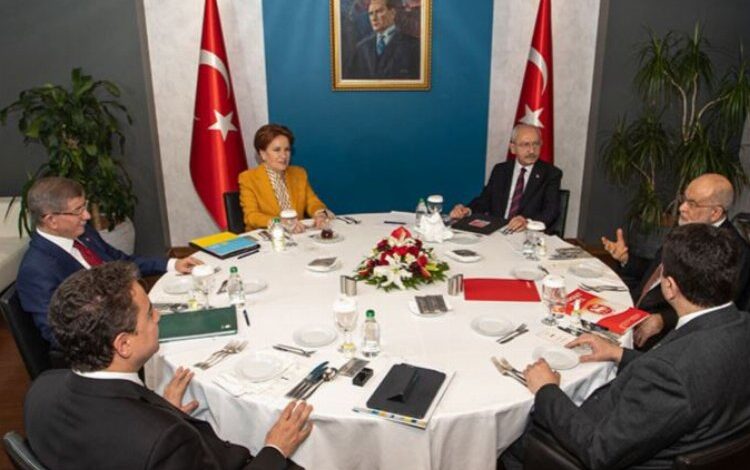 Altılı masa 8’inci kez toplandı