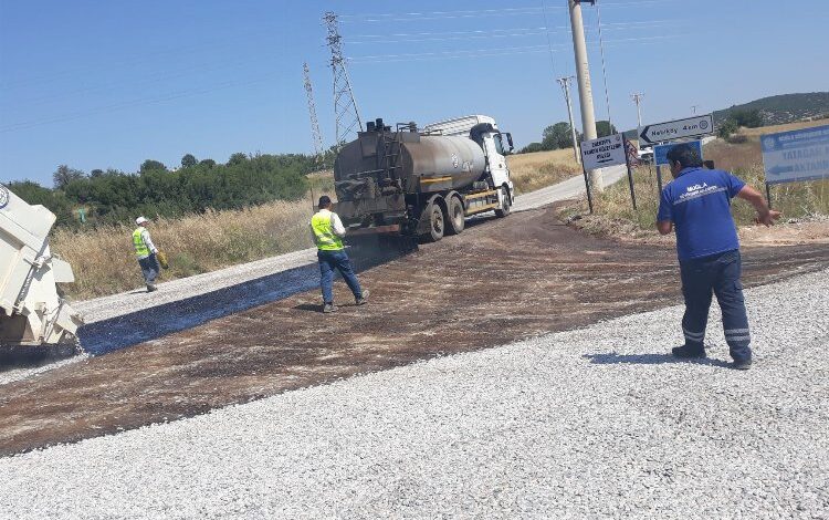 Muğla Yatağan’ın yollarını yenileniyor