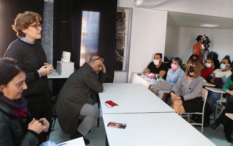 Bursa’da Nilüfer Kent Tiyatrosu oyuncularından deneyim paylaşımı