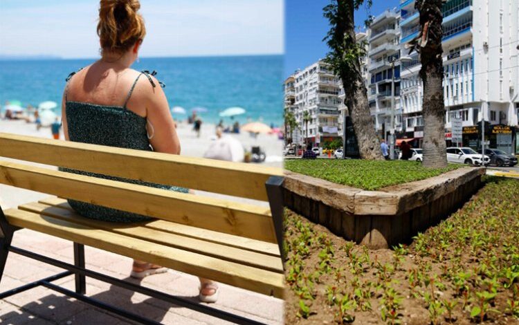 Akdeniz sokakları çiçeklerle donatıldı Akdeniz sokakları çiçeklerle donatıldı