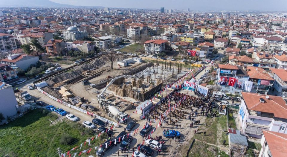 Denizli Pamukkale’de hayali kurulan okulun temeli atıldı