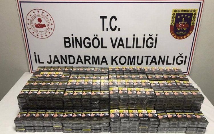 Bingöl’de kaçak sigara operasyonu