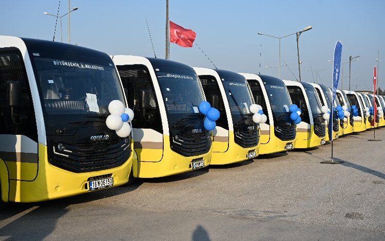 Bursa’nın ulaşım filosuna  56 otobüs daha