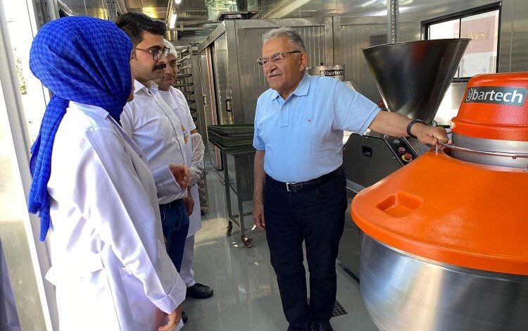 Kayseri’de mobil ekmek fırını devrede