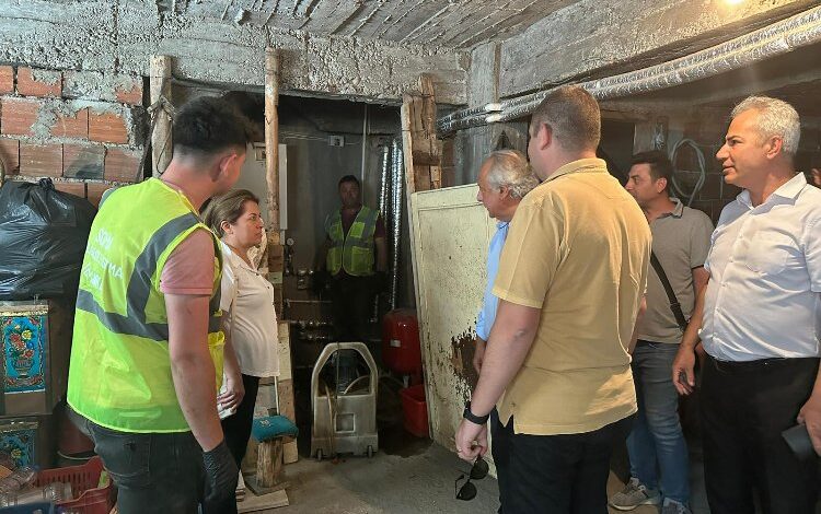 Soma’da bina altı güç istasyonlarına yoğun çalışma Soma’da bina altı güç istasyonlarına yoğun çalışma