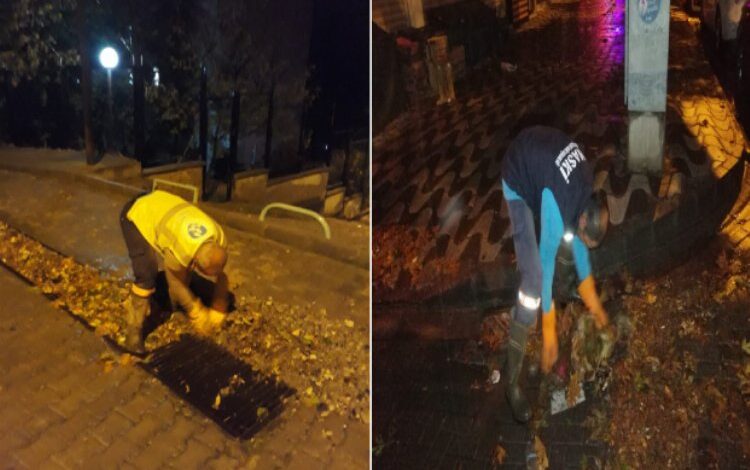 Manisa’da sağanak yağış boyunca MASKİ sahadaydı