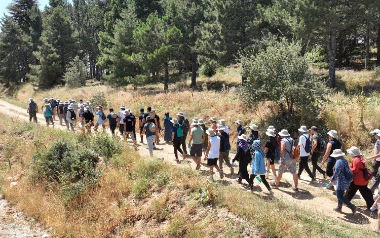 Konya’da doğa tutkunları Doğanhisar’da yürüdü