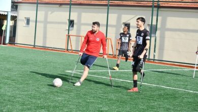 Ankara’da ampute futbola tam destek