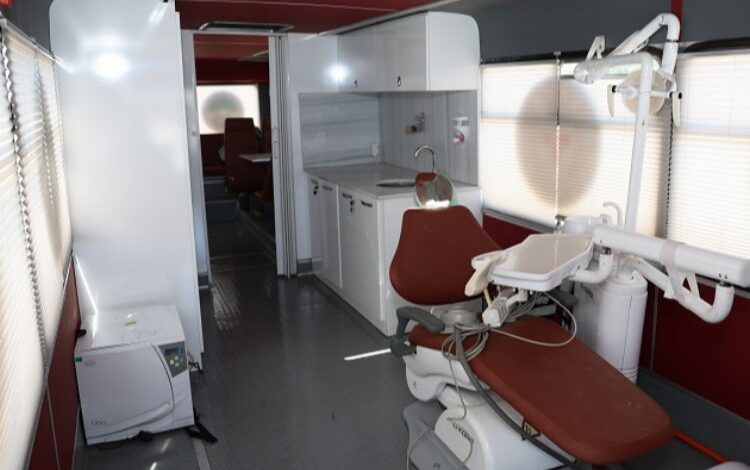 Kayseri Büyükşehir’in mobil diş kliniği eve döndü Kayseri Büyükşehir’in mobil diş kliniği eve döndü