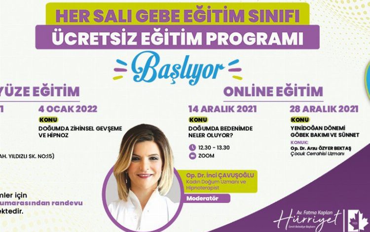 Kocaeli İzmit’te gebelik eğitimi