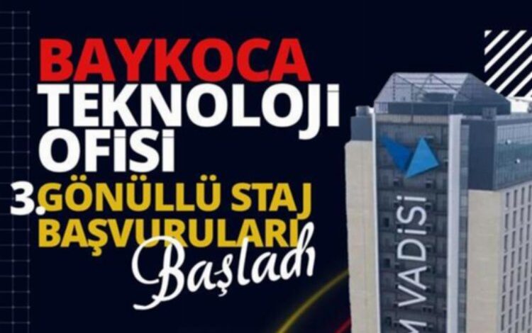 Baykoca Gönüllü Staj Başvuruları’nda son gün 23 Nisan