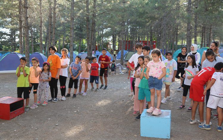 Kayseri’de doğa kampına yoğun ilgi Kayseri’de doğa kampına yoğun ilgi