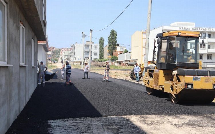 Balıkesir Bandırma’da yollar güzelleşiyor Balıkesir Bandırma’da yollar güzelleşiyor