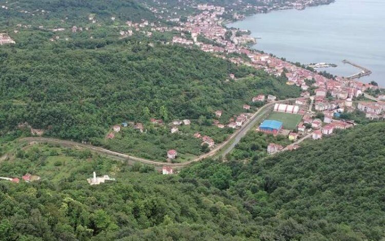 Çöp dağı yeşil terasa büründü