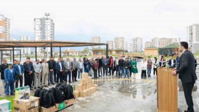 Diyarbakır’da besicilere ekipman desteği