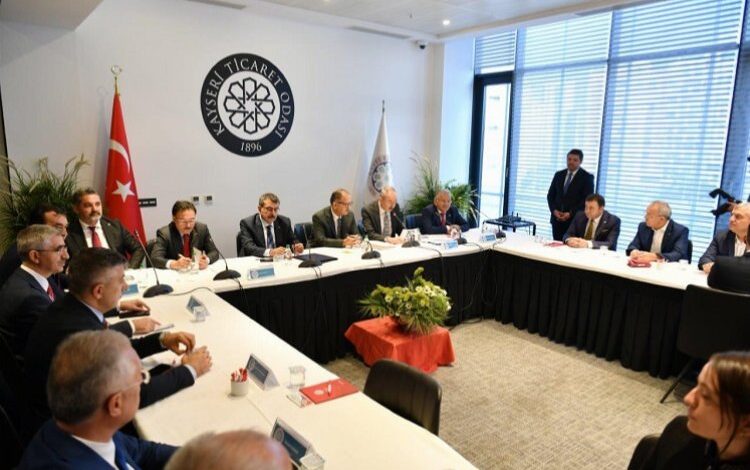 Kayseri OSB’den Bakan Tekin’e ‘Mesleki Eğitim’ raporu