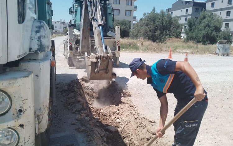 MASKİ’den Akhisar’da altyapı çalışması