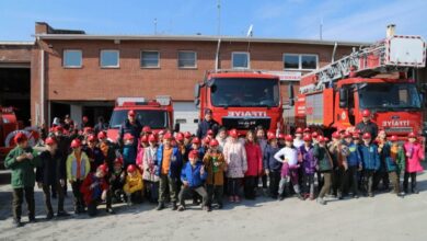 Eskişehir itfaiyesinden hem müdahale hem eğitim