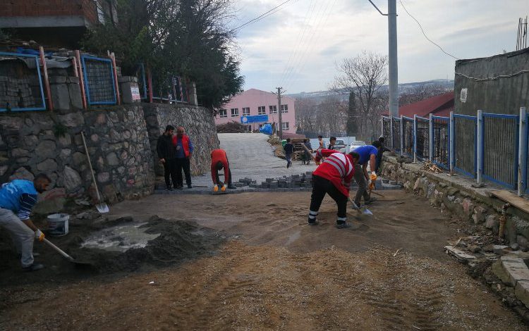 Kocaeli Dilovası’nda 17 bin metrekare parke