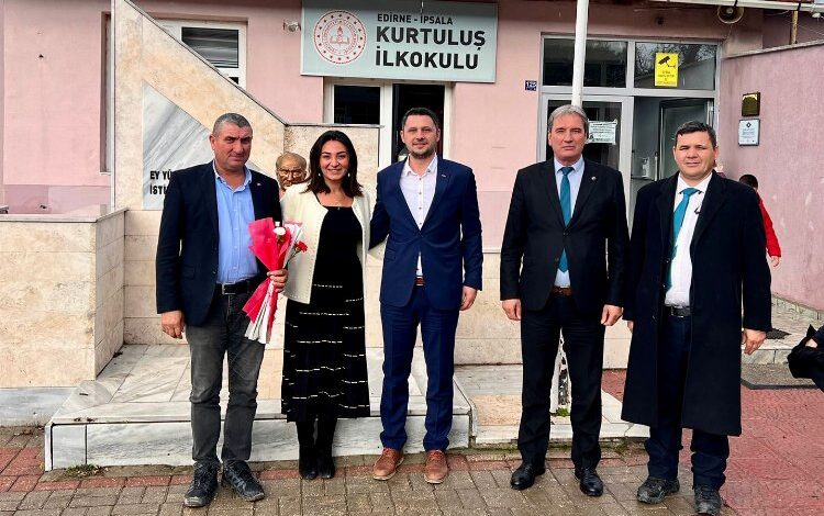 İpsala’da Aybike Şimşek öğretmenleri unutmadı