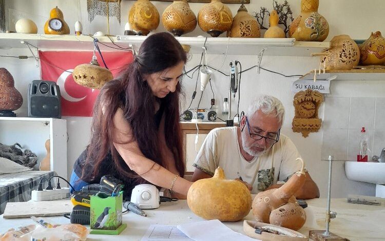 Balıkesir’de su kabaklarına hayat veriyorlar