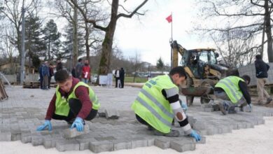 Bursa İnegöl’de Karahasanlar parke taşa kavuştu