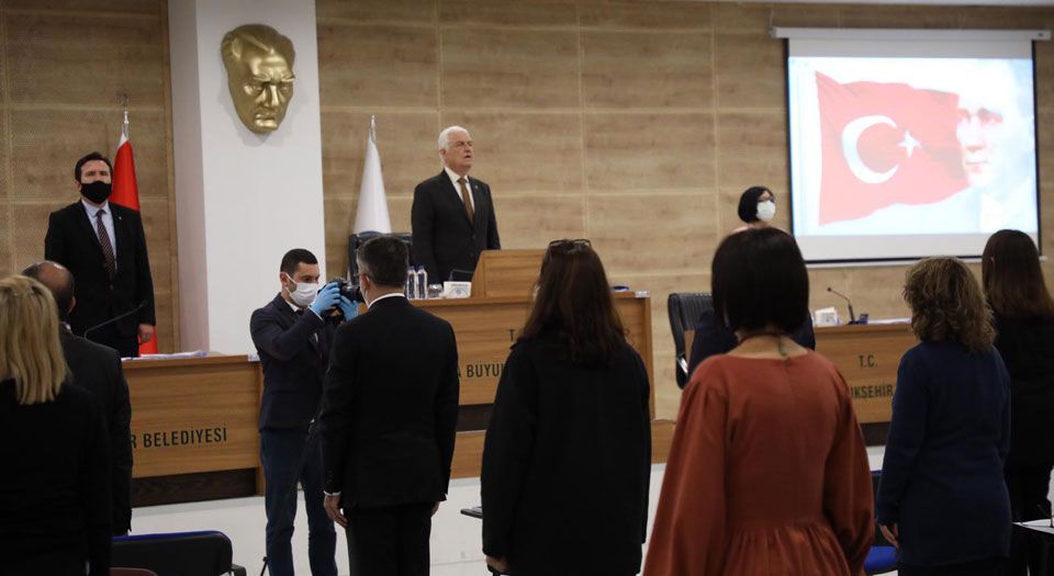 Muğla Büyükşehir Meclisi, Mart oturumunu İstiklal Marşı ile yaptı Muğla Büyükşehir Meclisi, Mart oturumunu İstiklal Marşı ile yaptı