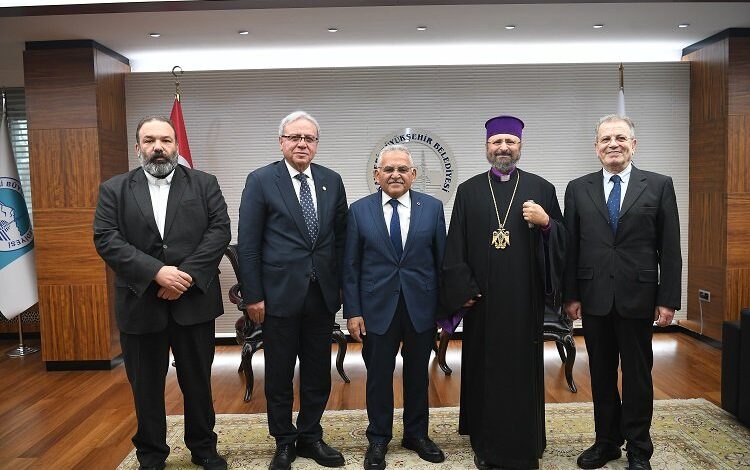 Patrik Sahak II’den Başkan Büyükkılıç’a ziyaret