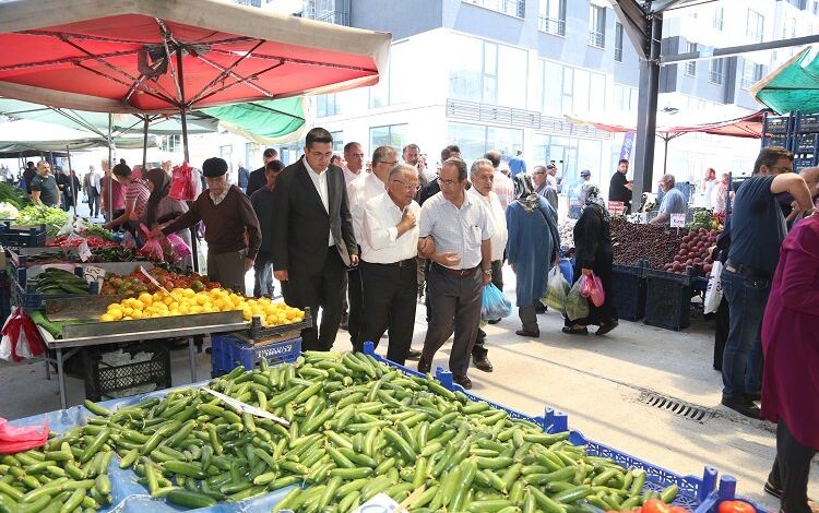 Kayseri Talas Anayurt Pazar Yeri’ne protokolden ziyaret Kayseri Talas Anayurt Pazar Yeri’ne protokolden ziyaret