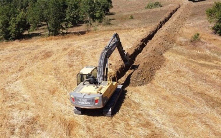 Bilecik Pazaryeri Dereköy sulaması devam ediyor