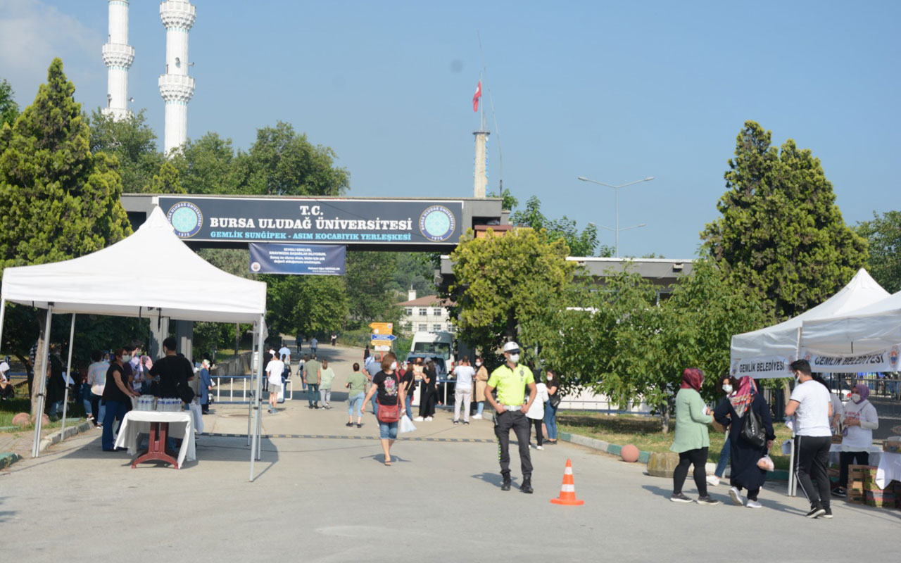 Bursa Gemlik’te YKS heyecanı