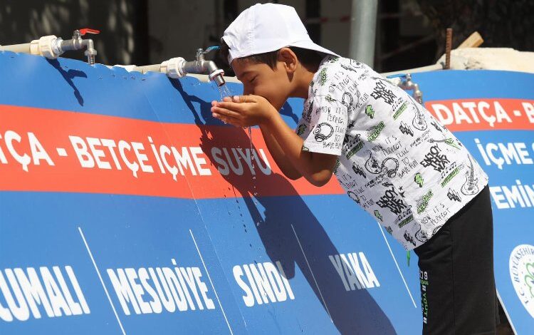 Datça-Betçe’de kesintisiz içme suyu hizmette Datça-Betçe’de kesintisiz içme suyu hizmette